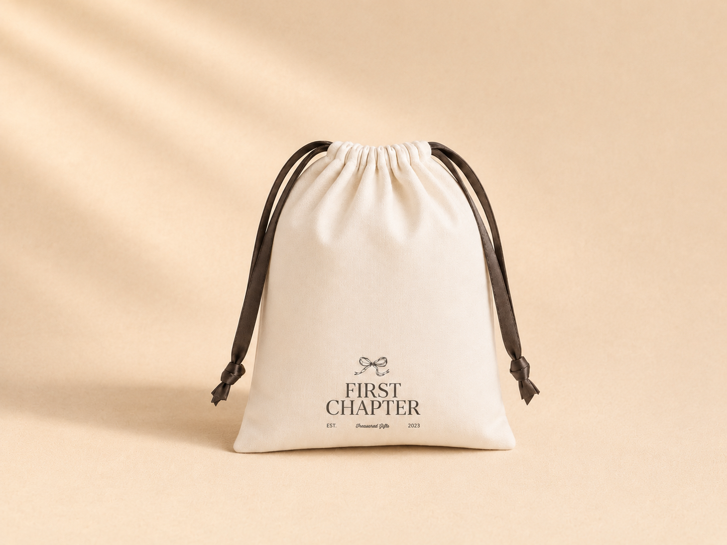 Organic cotton gift bag - organic cotton baby product by First Chapter Co (image 2)