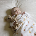 Teddy Bears Picnic Sleeping Bag - organic cotton baby product by First Chapter Co (image 4)