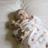 Teddy Bears Picnic Sleeping Bag - organic cotton baby product by First Chapter Co (image 4)