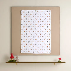 Bunny Woods Blanket - organic cotton baby product by First Chapter Co