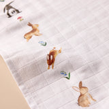 Bunny Woods Muslins (Set of 2) - organic cotton baby product by First Chapter Co (image 3)