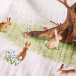 Bunny Woods Coverlet - organic cotton baby product by First Chapter Co (image 5)