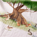 Bunny Woods Coverlet - organic cotton baby product by First Chapter Co (image 2)