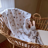 Bunny Woods Comforter - organic cotton baby product by First Chapter Co (image 7)