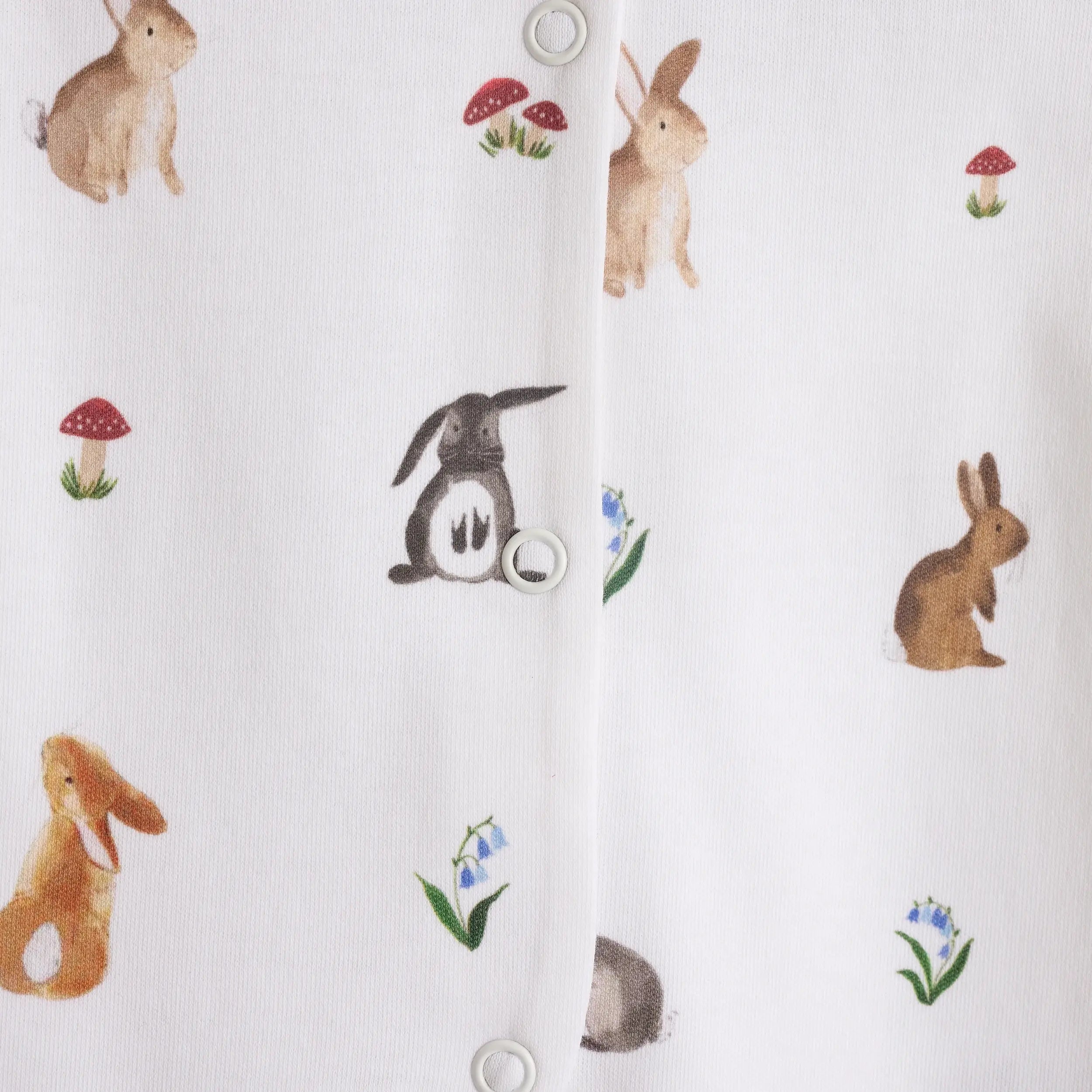 Bunny Woods Romper - organic cotton baby product by First Chapter Co (image 3)