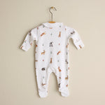 Bunny Woods Romper - organic cotton baby product by First Chapter Co (image 2)