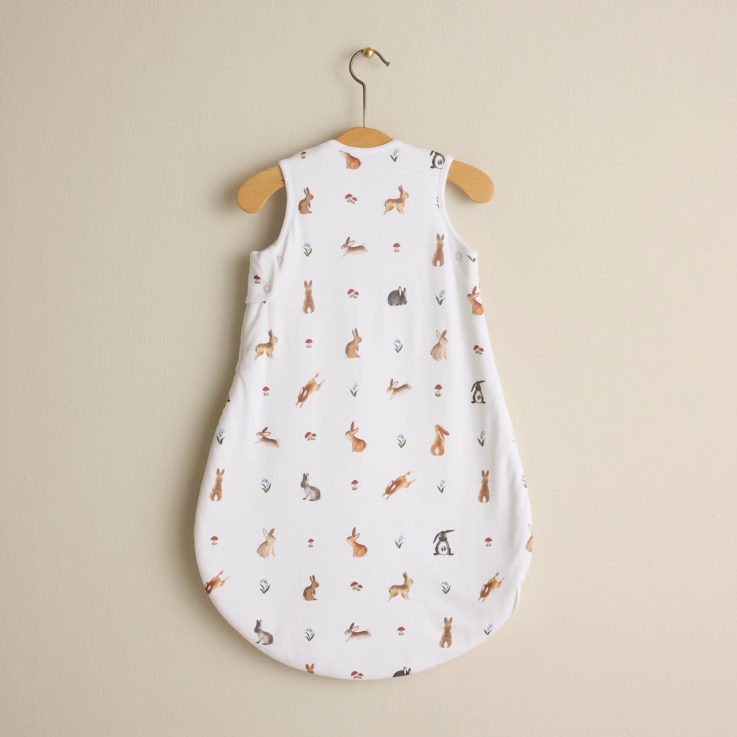 Bunny Woods Sleeping Bag - organic cotton baby product by First Chapter Co (image 2)