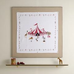 Circus Coverlet - organic cotton baby product by First Chapter Co