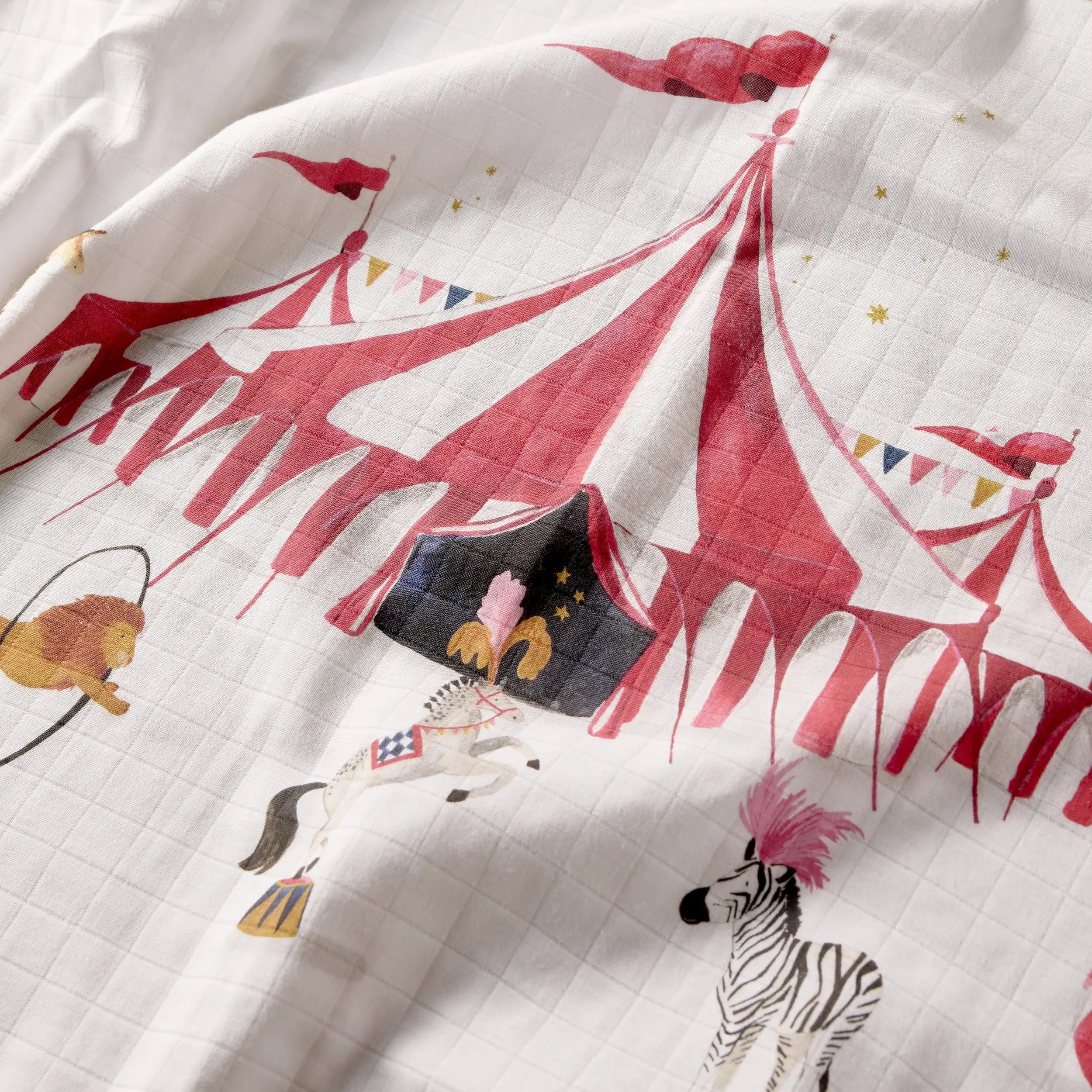 Circus Coverlet - organic cotton baby product by First Chapter Co (image 2)