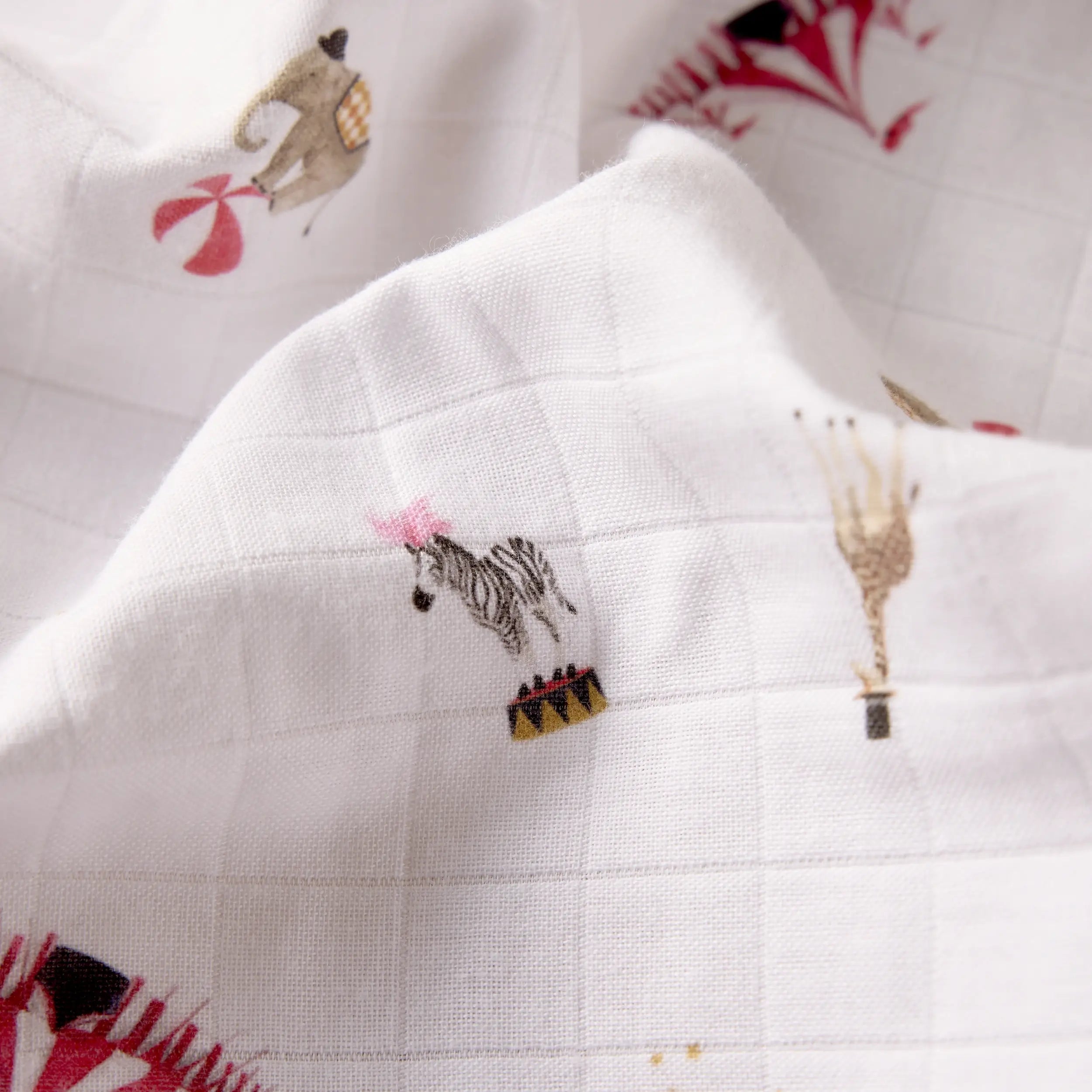 Circus Muslins (Set of 2) - organic cotton baby product by First Chapter Co (image 2)
