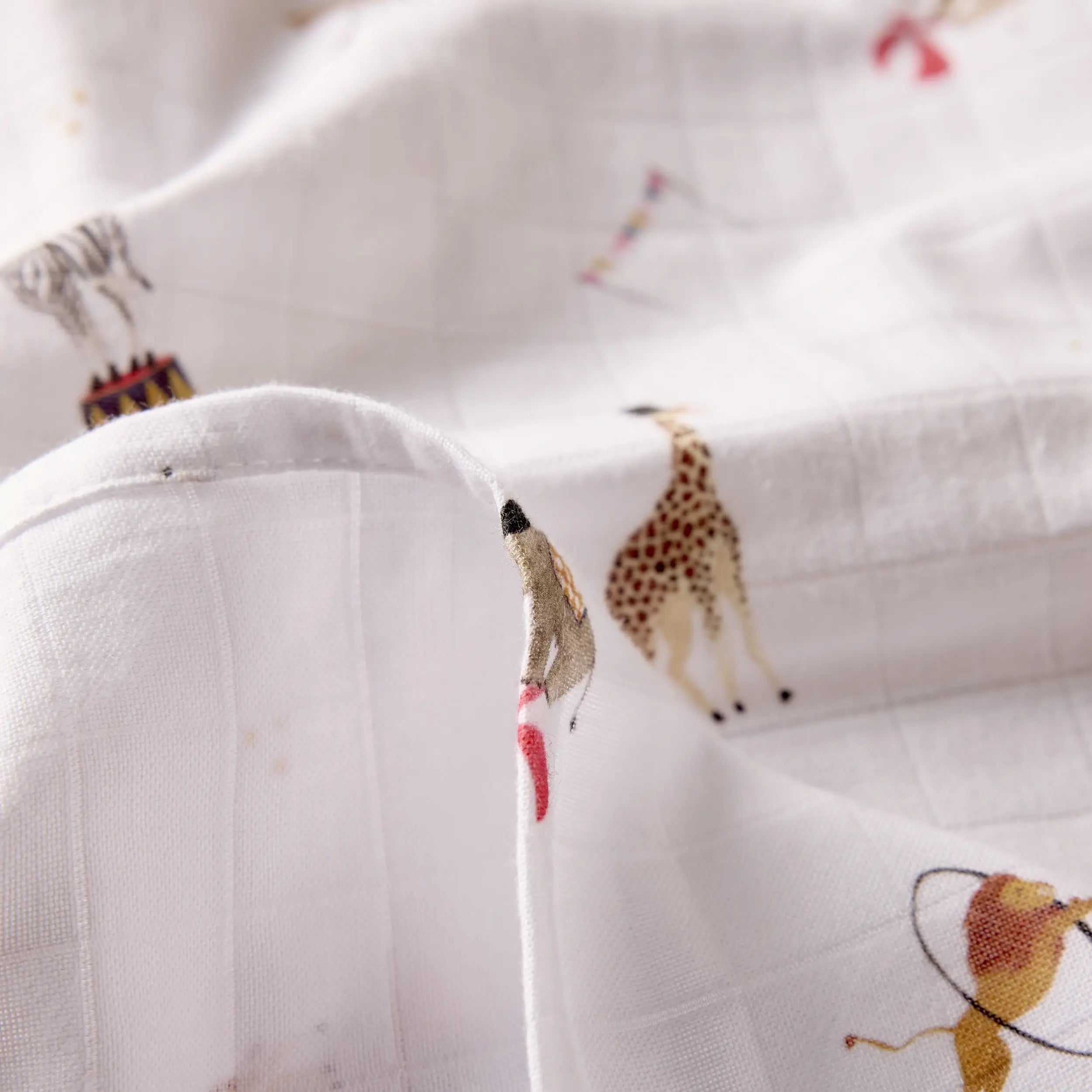 Circus Muslins (Set of 2) - organic cotton baby product by First Chapter Co (image 4)