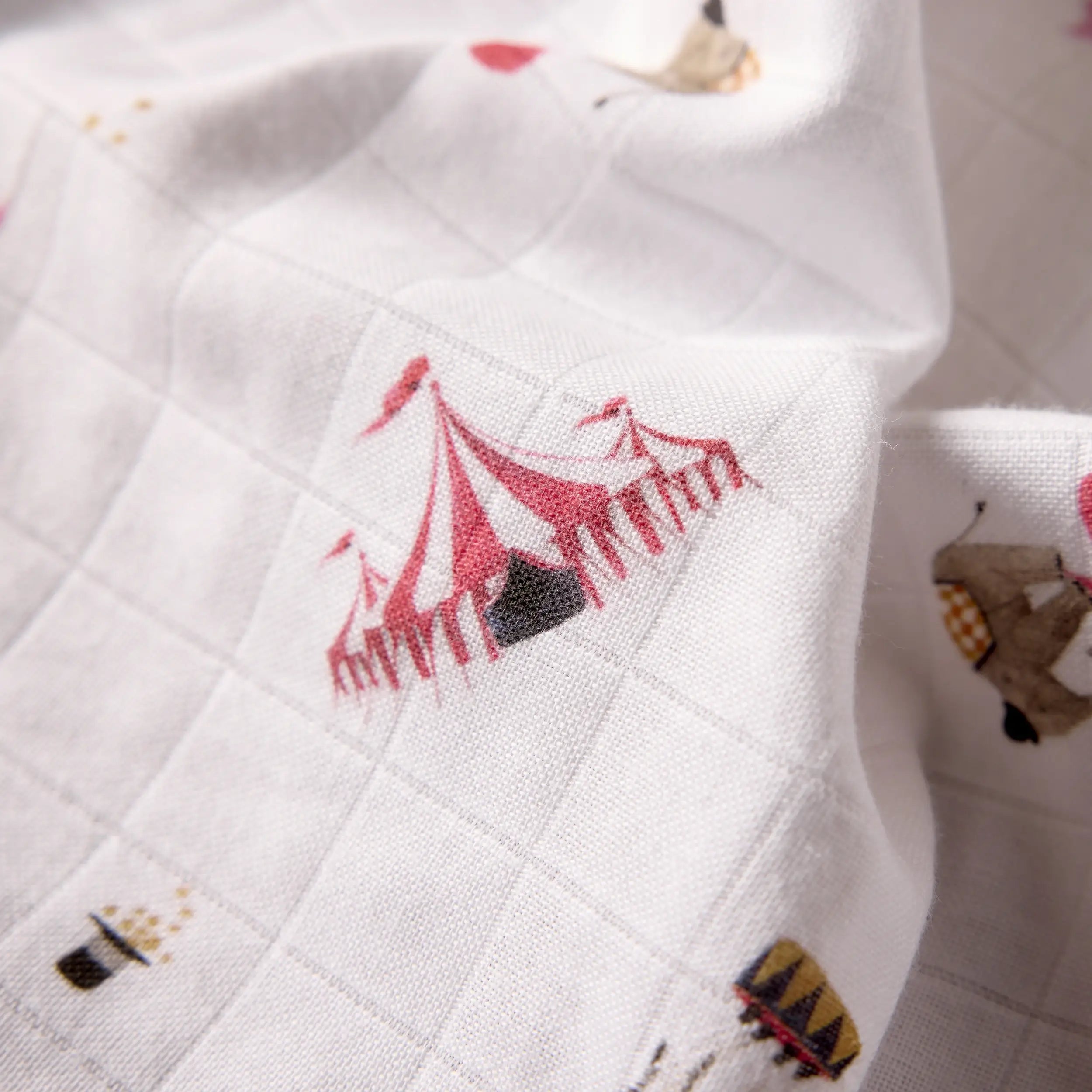 Circus Muslins (Set of 2) - organic cotton baby product by First Chapter Co (image 5)