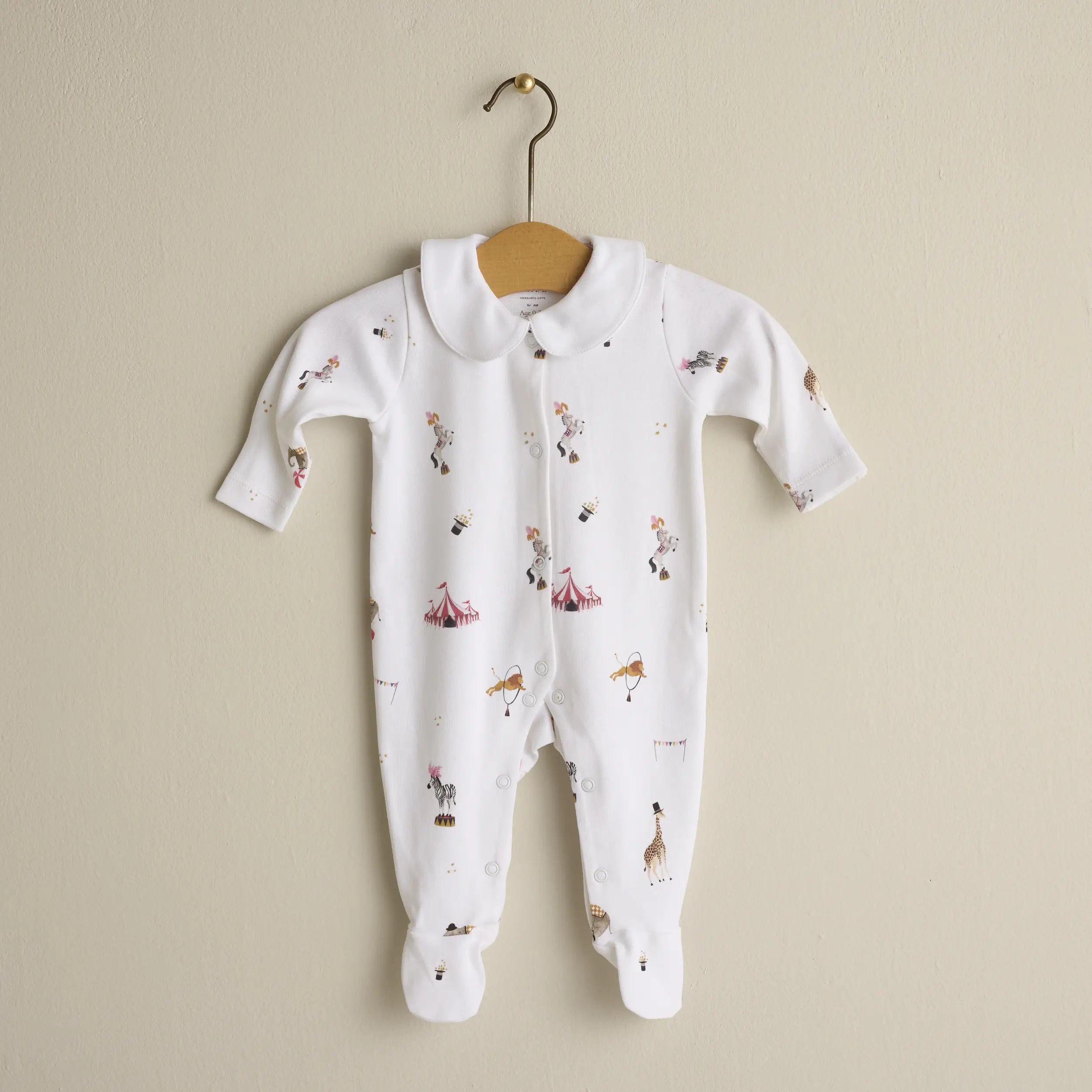 Circus Romper - organic cotton baby product by First Chapter Co
