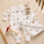 First days - Bunny Woods - organic cotton baby product by First Chapter Co