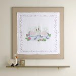 Swan & Cygnet Coverlet - organic cotton baby product by First Chapter Co