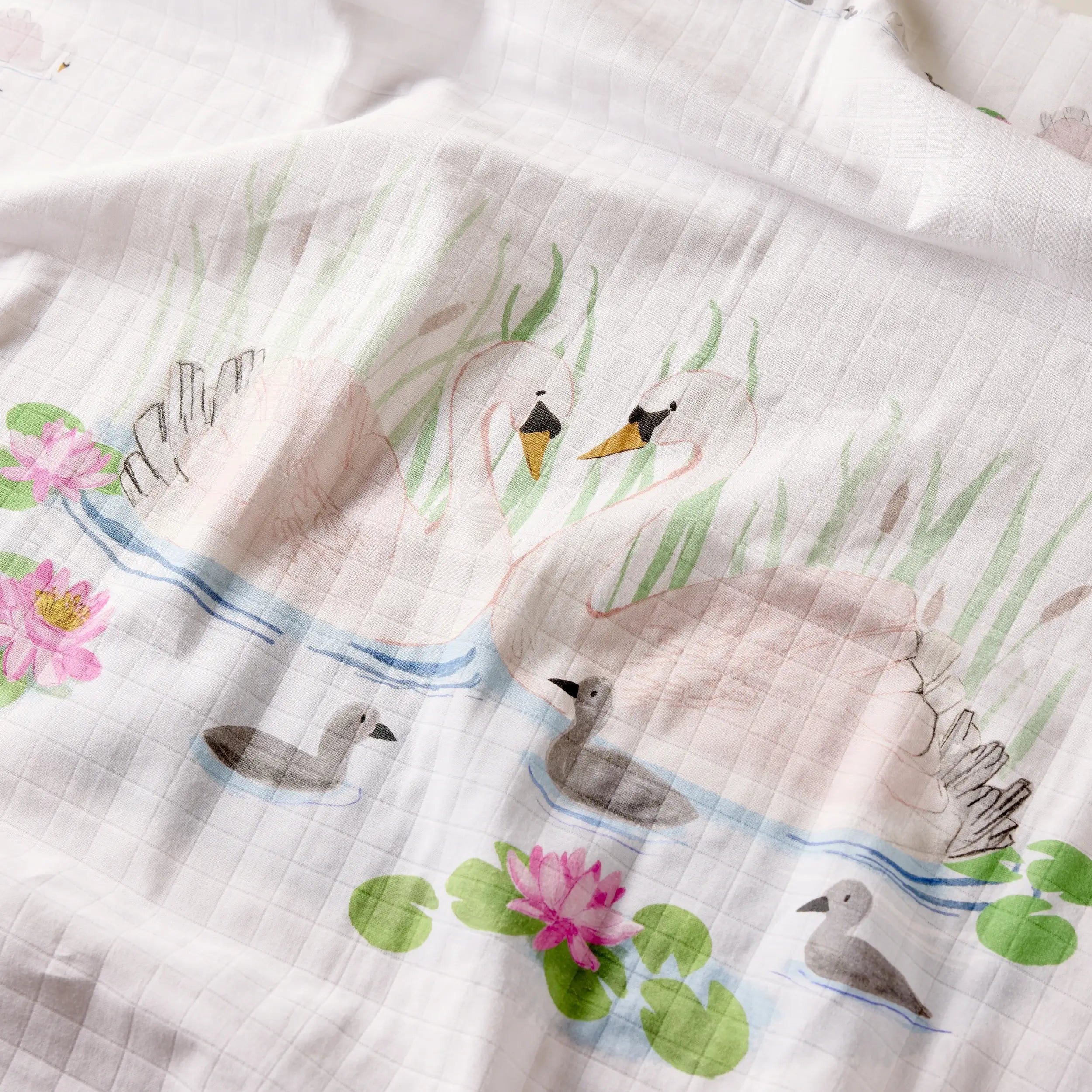 First snuggles - Swan & Cygnet - organic cotton baby product by First Chapter Co (image 3)