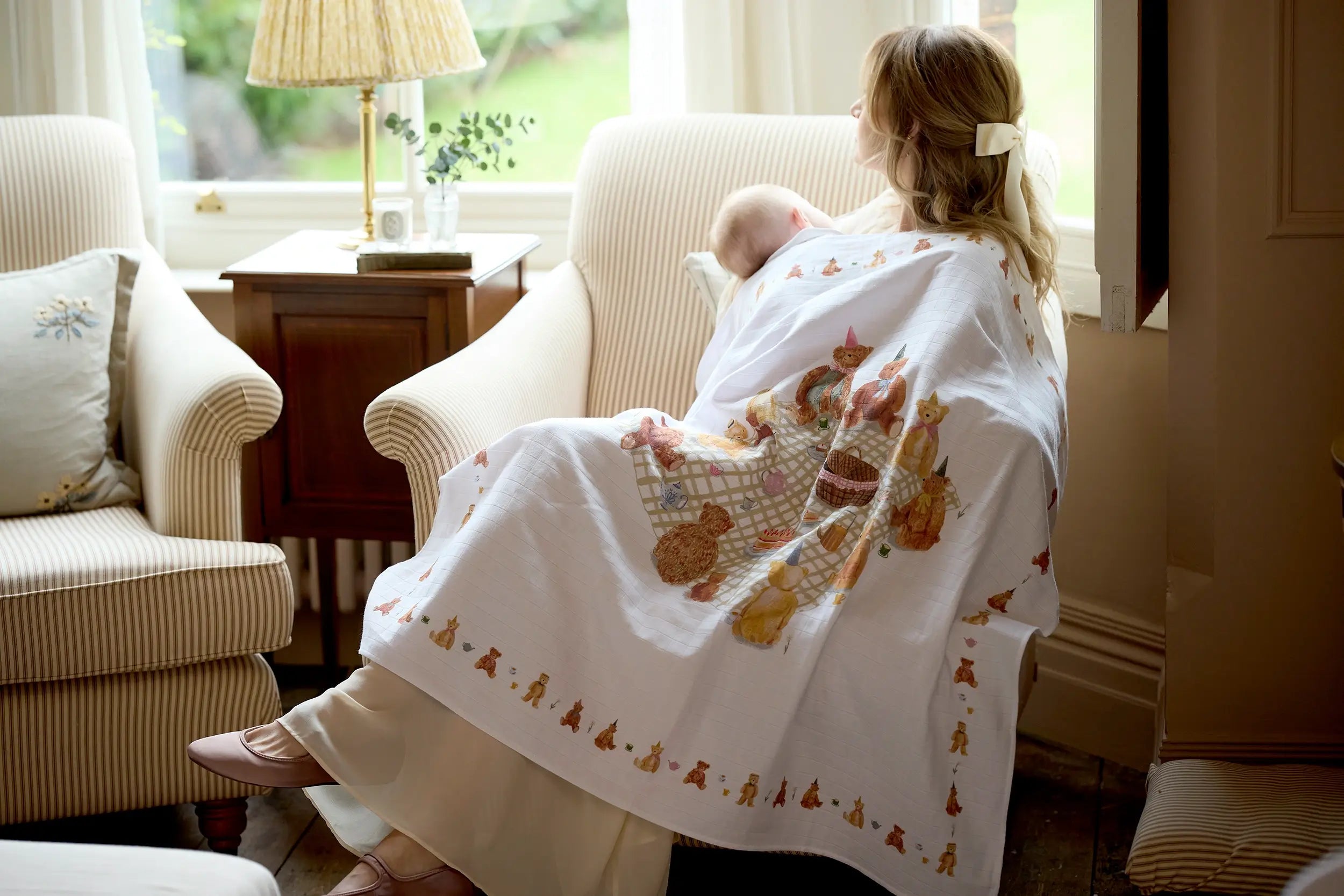 First snuggles - Teddy Bears Picnic - organic cotton baby product by First Chapter Co (image 5)