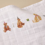 Teddy Bears Picnic Coverlet - organic cotton baby product by First Chapter Co (image 2)