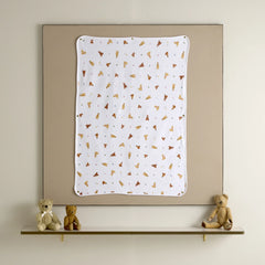 Teddy Bears Picnic Blanket - organic cotton baby product by First Chapter Co