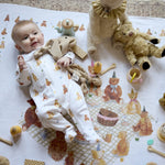 Teddy Bears Picnic Romper - organic cotton baby product by First Chapter Co (image 4)