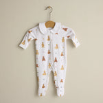 Teddy Bears Picnic Romper - organic cotton baby product by First Chapter Co
