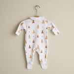 Teddy Bears Picnic Romper - organic cotton baby product by First Chapter Co (image 2)