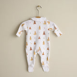 Teddy Bears Picnic Romper - organic cotton baby product by First Chapter Co (image 2)