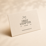 First Chapter Gift Card - organic cotton baby product by First Chapter Co